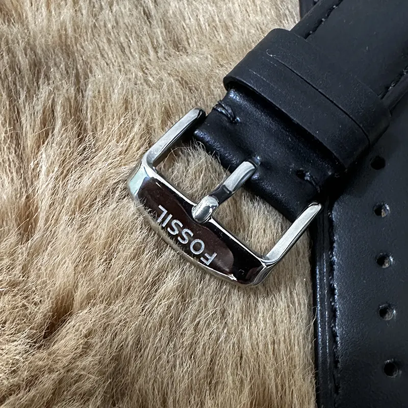 Fossil 20mm Coffee Leather Watch Strap -Craftsmanship Timepieces